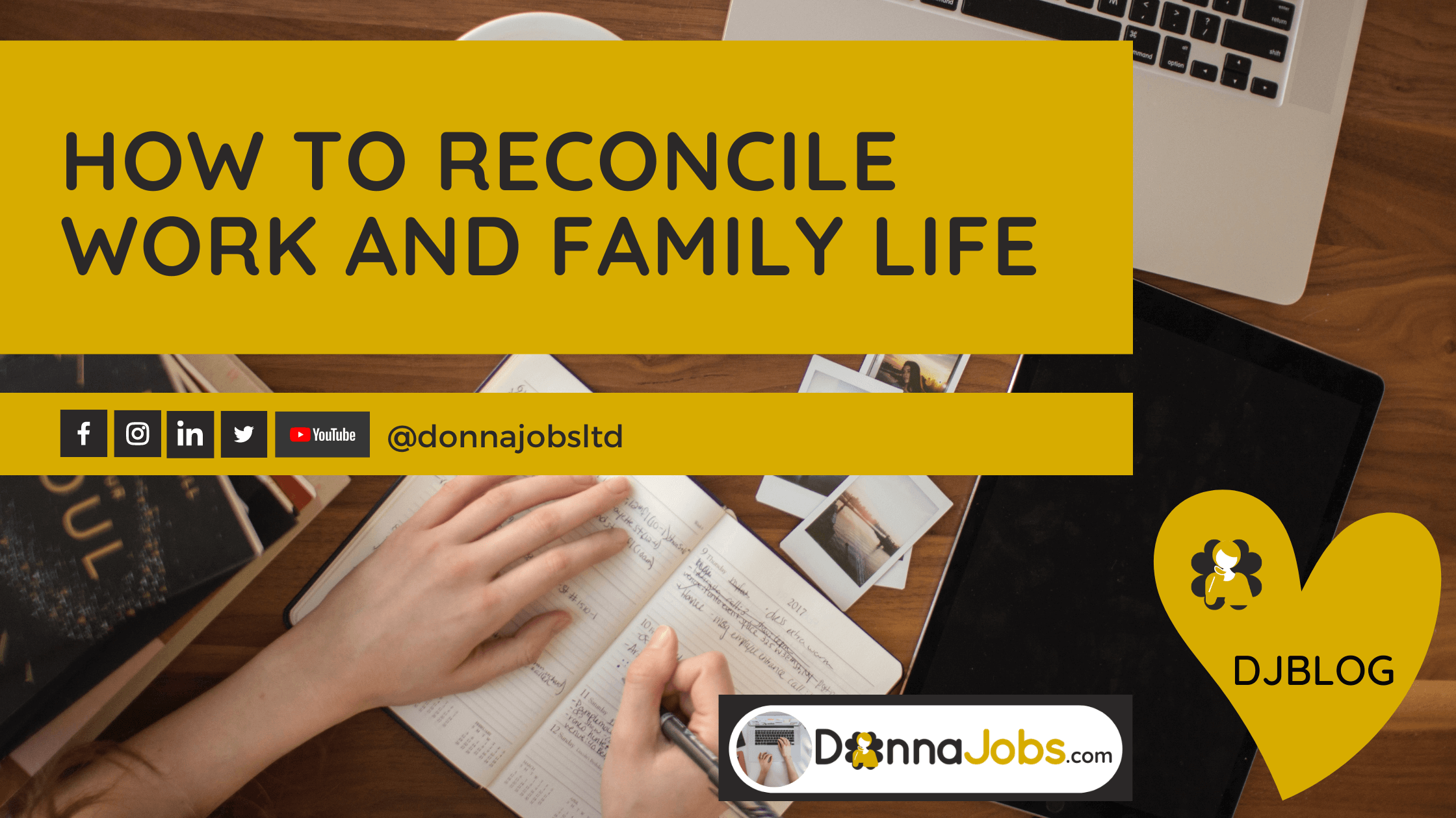 DonnaJobs helps you to reconcile work and family life